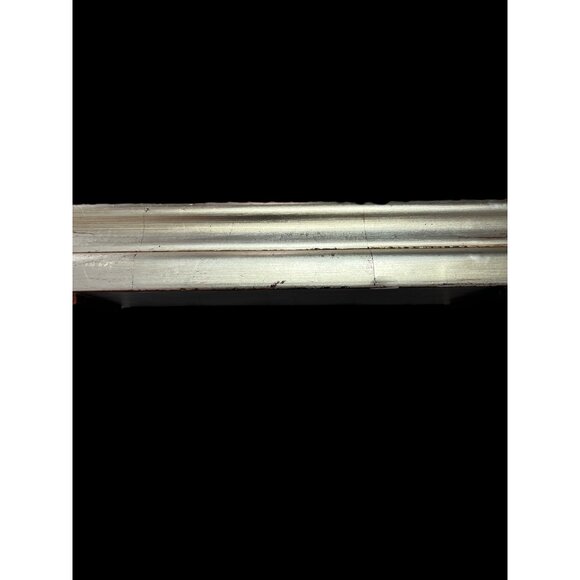 Framed Floral Oil Painting on Canvas – Heavy Silver Beaded Frame - Picture 7 of 9